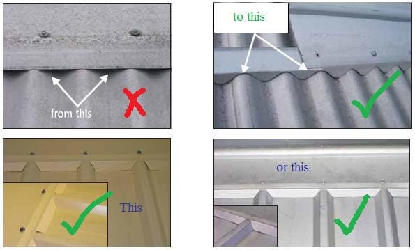 Retroseal Ridge Seal for the shed or homes ridge cap