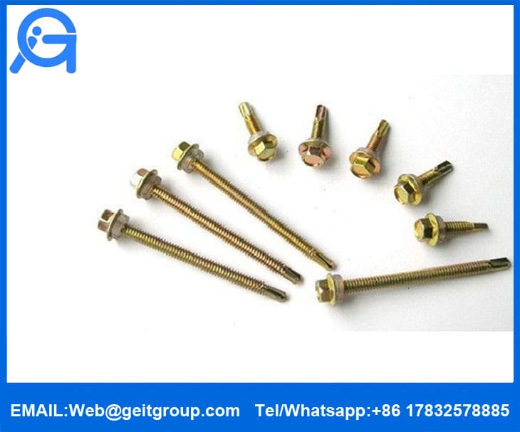 Hex Washer Flange Head Self-Drilling Screws